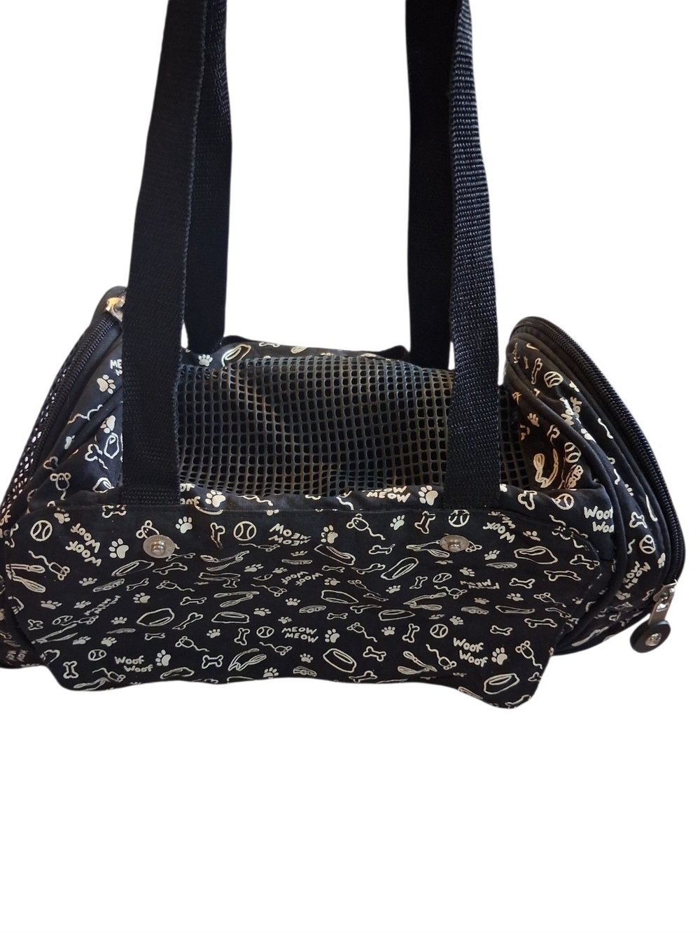 Black Pet Carrier Shoulder Bag